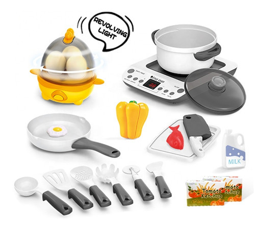 Pretend Kids Kitchen Cooking play Set 